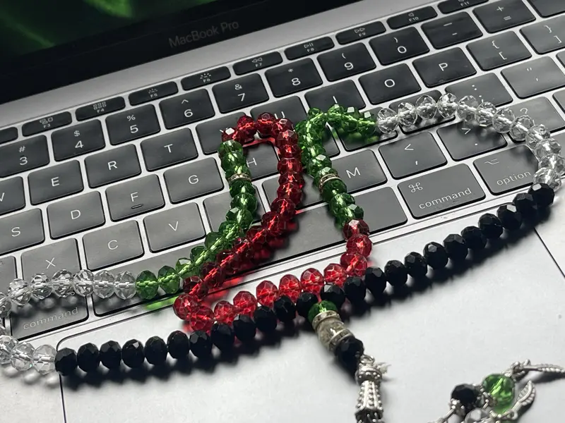 Car Hanging Decoration PALESTINE Prayer Beads 3