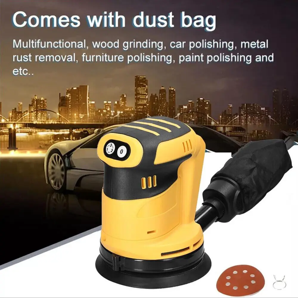 For DeWalt 18/20V Battery 3-Speed Adjustable Electric Polisher Brushed Sander UK