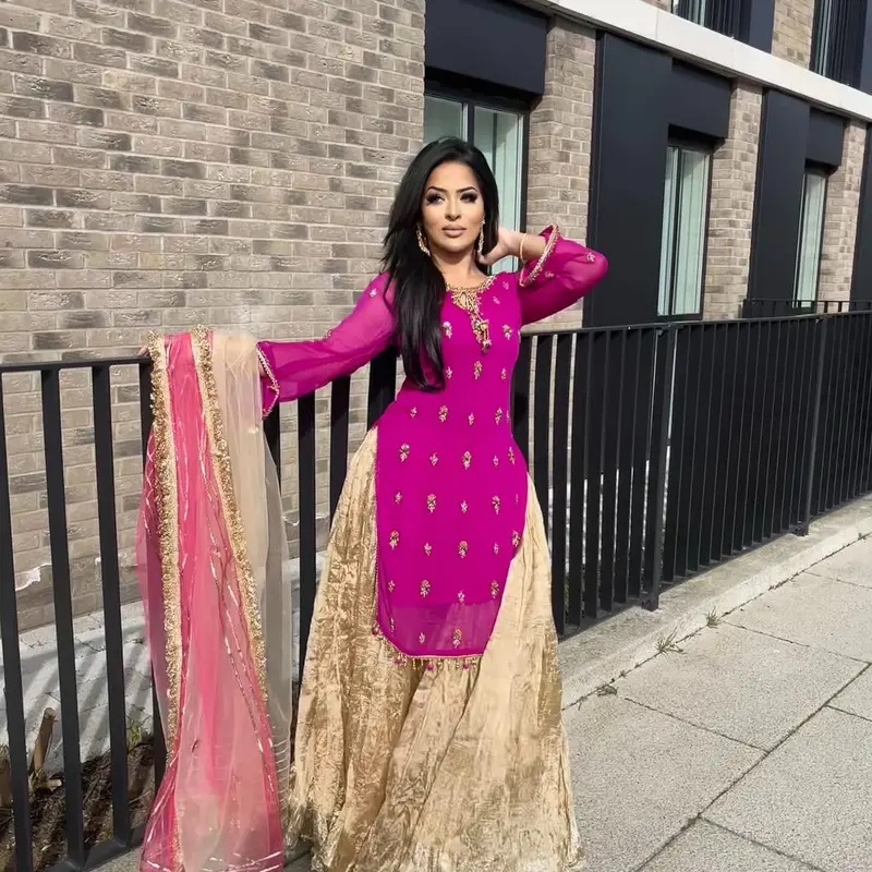 Khudabaksh original hot pink 4