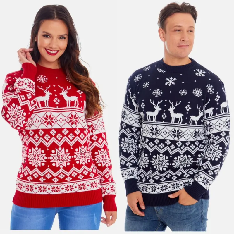 H.O.S Men's Women's Family Christmas Unisex Jumper 0