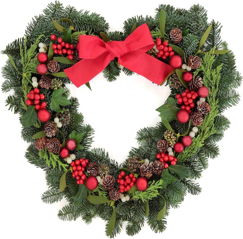 Decorative Christmas Berries - 160 Pcs Artificial Holly Berries for Wreath Making and Table Decorations - Fruit Pack Room Plants Ornaments 6