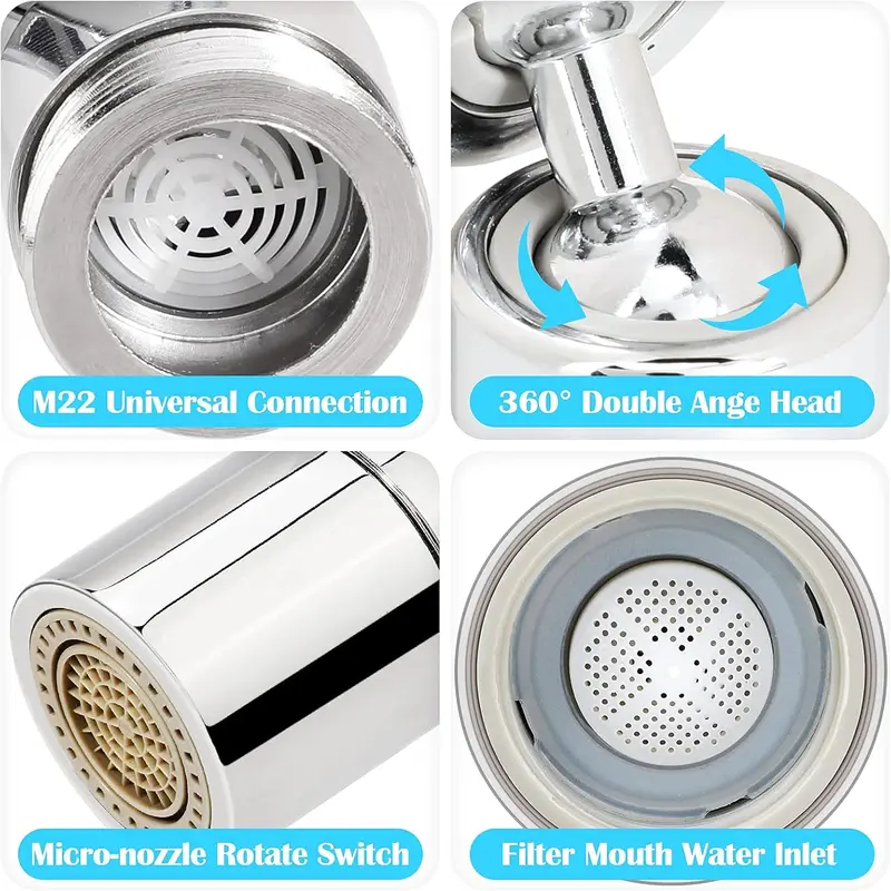 Faucet Sprayer Attachment Kitchen Faucet Aerator Adapter Water Spray Tap Head 4