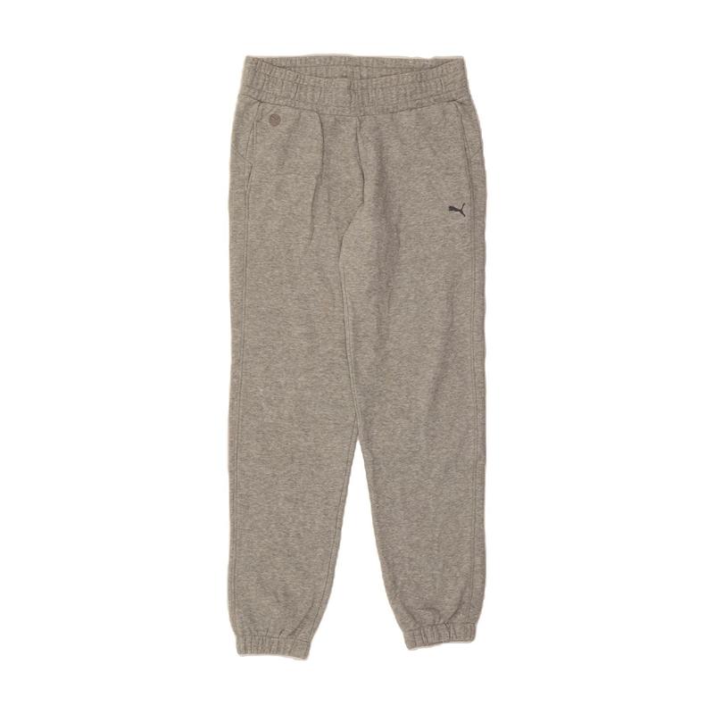 Pre-Owned Vintage PUMA Womens Tracksuit Trousers Joggers UK 12 Medium Grey Cotton 0