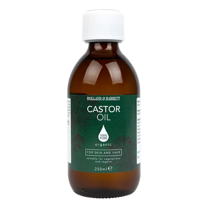 Holland & Barrett Cold-Pressed - Pure Organic Castor Oil 250ml