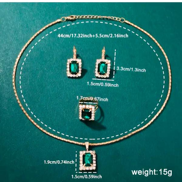 Mother’s Day Gift Vintage Square-Shaped Women's Quartz Watch with Rhinestone Accents - Set of 5, Easter Gift 6
