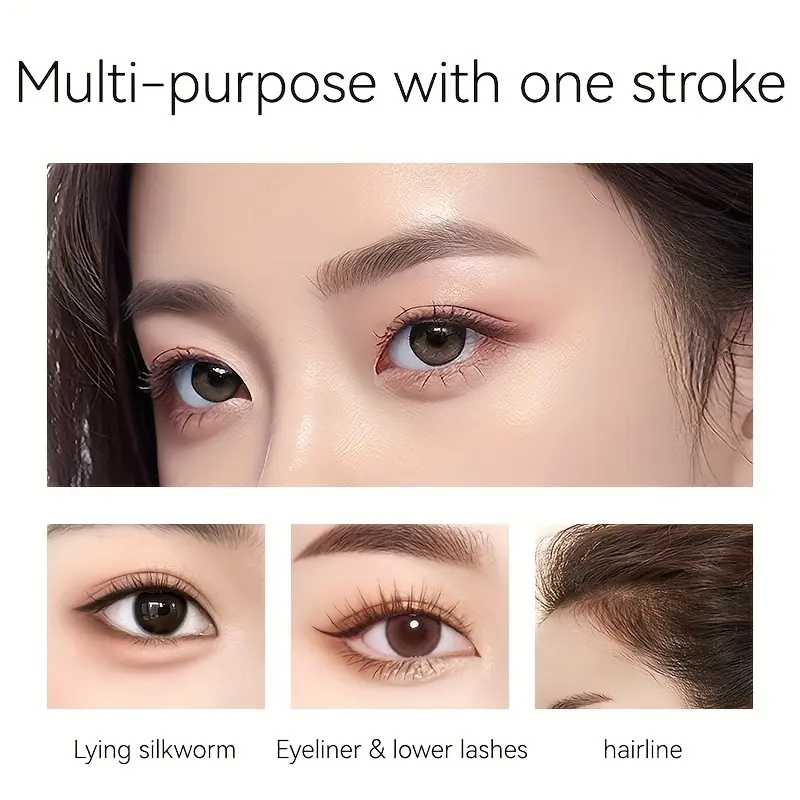 Waterproof Eyebrow Pencil - Sweat-Proof, Long-Lasting Natural Look, Multi-Use for All Skin Types 6