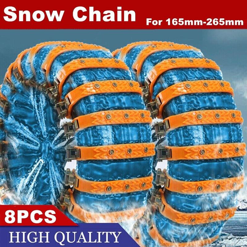 8X Snow Tire Chain for Car Truck SUV Anti-Skid Winter Emergency Muddy Driving 5