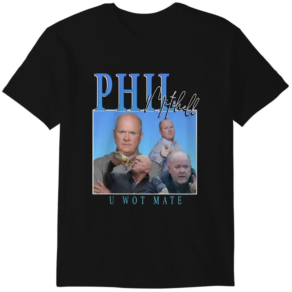Phil Mitchell T-Shirt Unisex Black EastEnders Tee Vintage Gildan Heavy Cotton