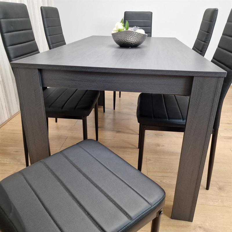 Dining Table Set with 6 Chairs Dining Room and Kitchen table set of 6 6