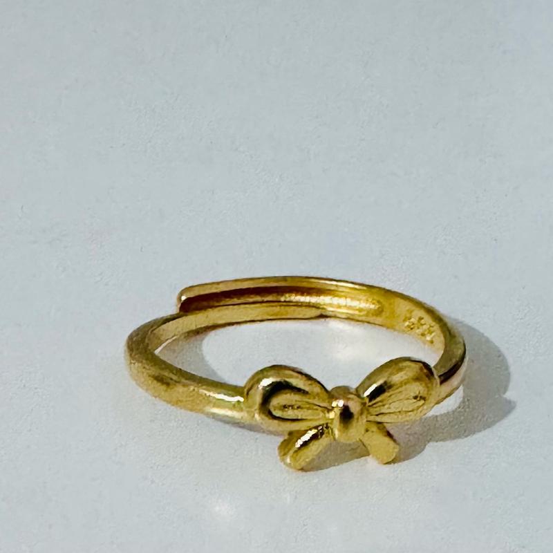 24 crt gold plated rings (adjustable size) 7