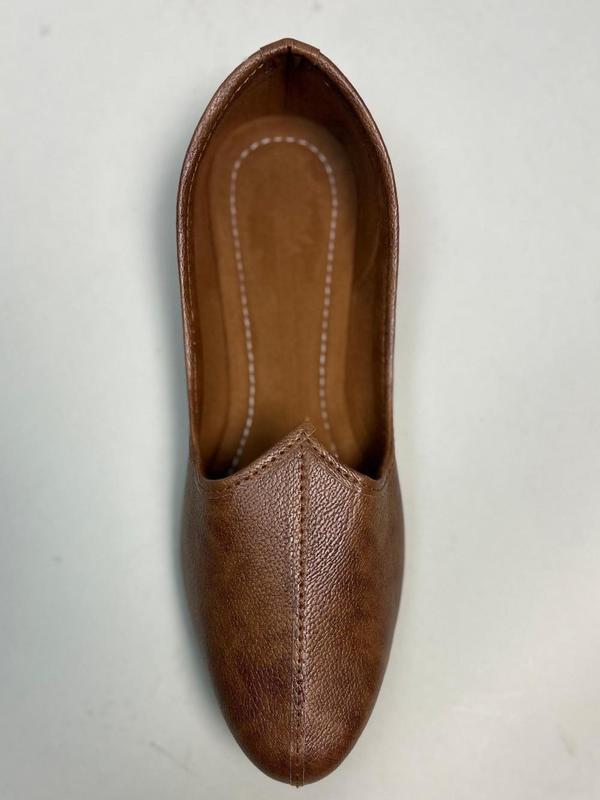Brown Leather Shoes - With Sherwani, Kurta Pajama, Traditional Menswear 2
