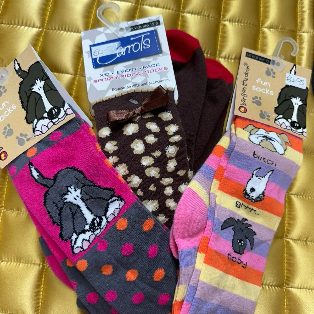 Carrots equestrian long kids riding socks x 3 Offer