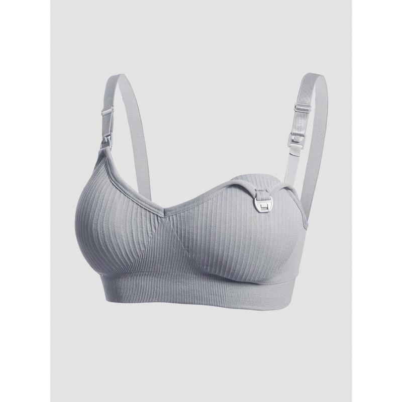 3pcs/Set Maternity Nursing Bras, Sexy Front-Snap Breastfeeding Brassiere, Comfortable Nursing Bra 6