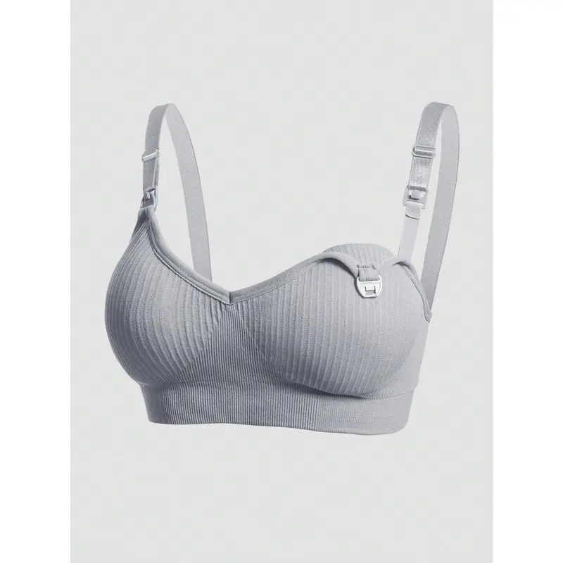 3pcs/Set Maternity Nursing Bras, Sexy Front-Snap Breastfeeding Brassiere, Comfortable Nursing Bra 6