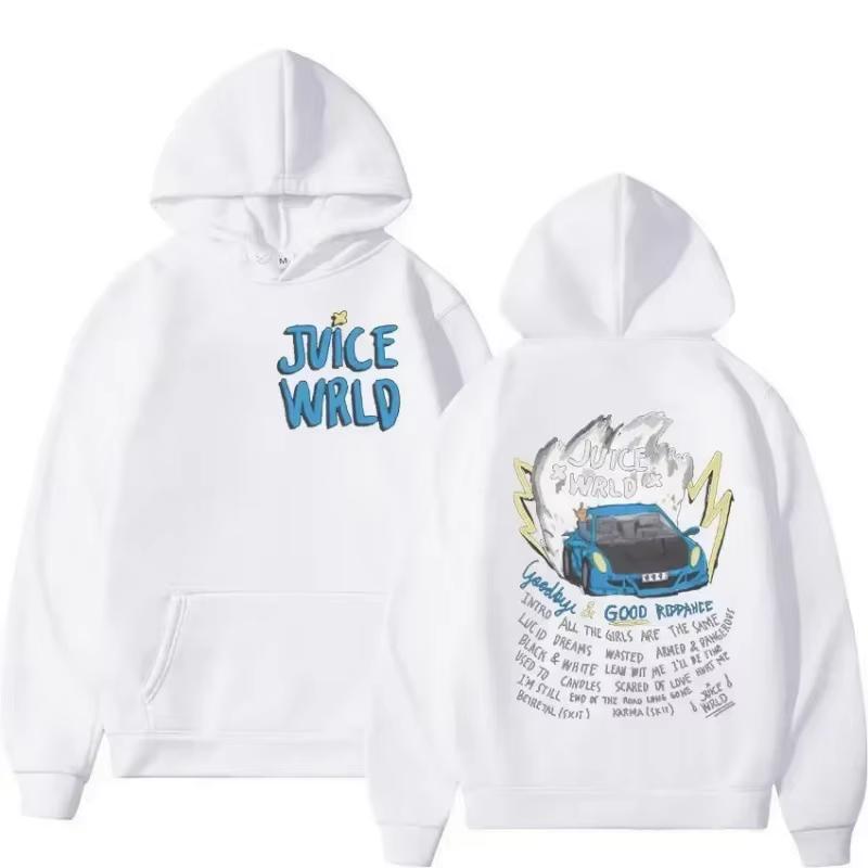 Product Introduction of Juice WRLD Hoodies Men Women Hooded Sweatshirts Fashion Hip Hop Casual Pullovers Autumn Boys Girls Black Streetwear Juicewrld Menswear Tops Long Sleeve 11