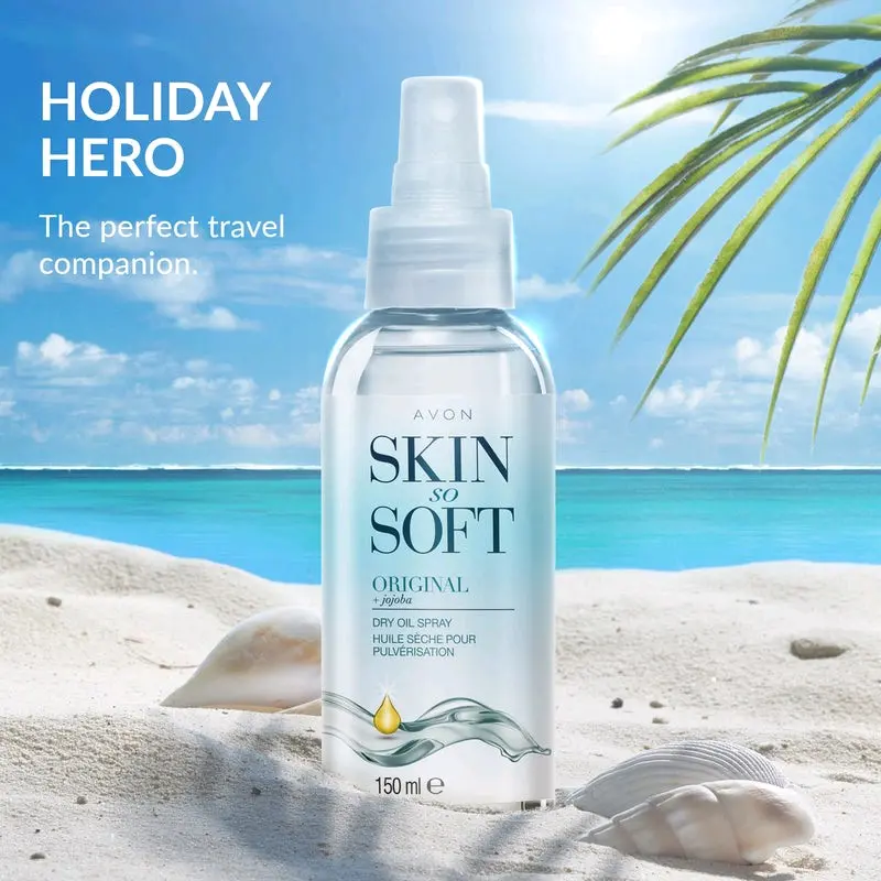 Avon Skin so Soft Dry Oil Spray - 150 ml 4