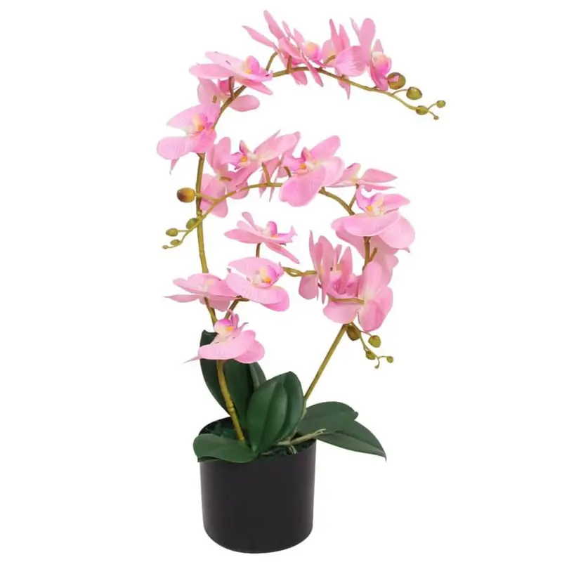 Artificial Orchid Plant with Pot 4