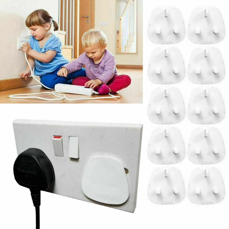 Socket Covers Set of 10 Child Proof Guard Electric Protectors Kids socket tower charger extensioncord powerstrip hager electrical sockets 7