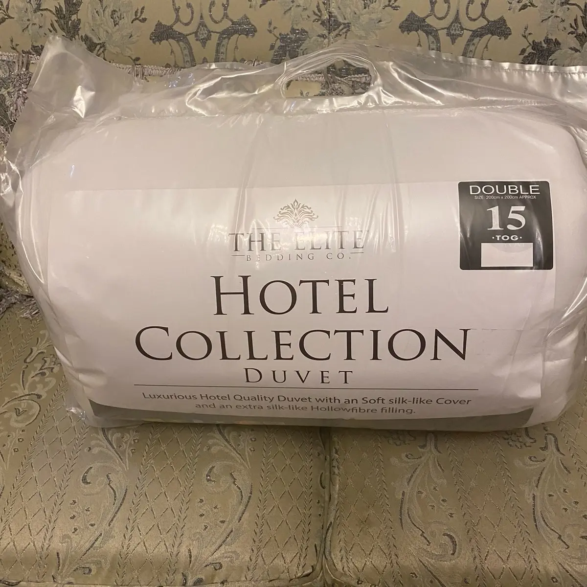 Elite Double Size Duvet with 15 Tog for a Cozy Sleep