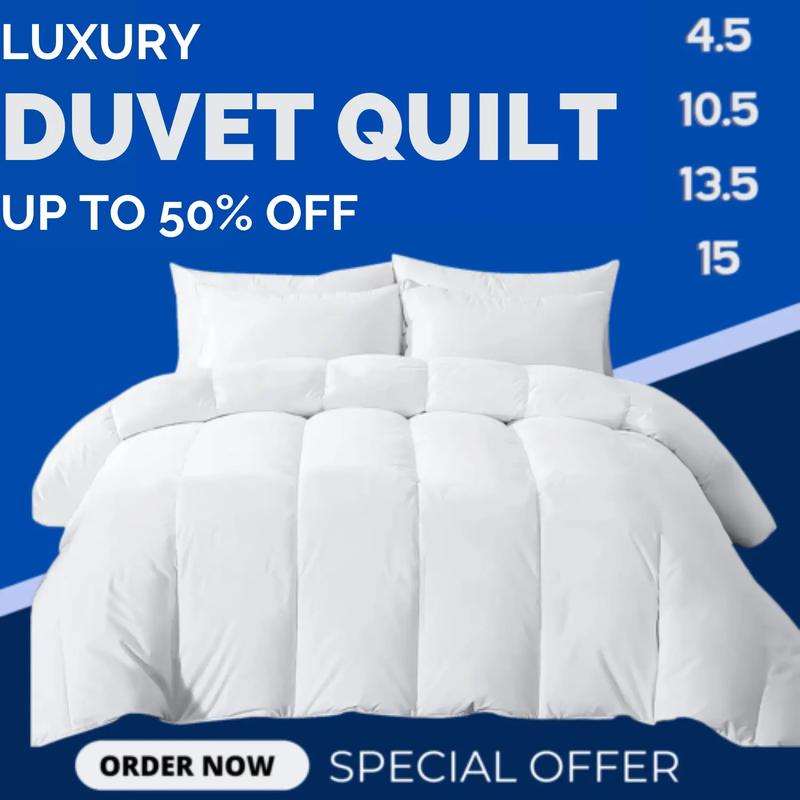 Extra Deep Warm Non-Allergenic Duvet Quilt Corovin Polypropylene Polyester Washable 5