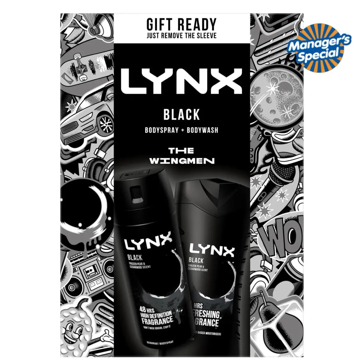 Lynx Black Deodorant & Shower Gel Set 2pc