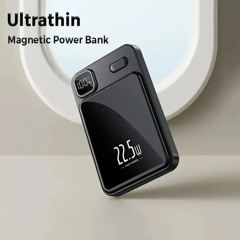 3000000mAh Battery Pack MagSafe Wireless Charging Power Bank For iPhone 13/14 portable charger Accessories Compact Smartphone Chargeable power  bank magnetic power  bank  charger 2