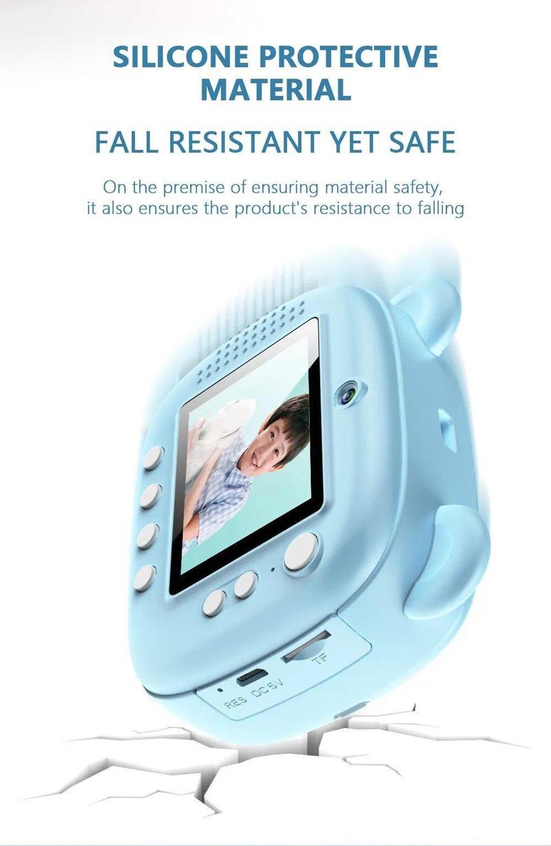 Product Introduction of Children Digital Camera Instant Print for Kids Thermal Print Camera Instant Photo Printing Camera Video Toys+32G Memory Card 47