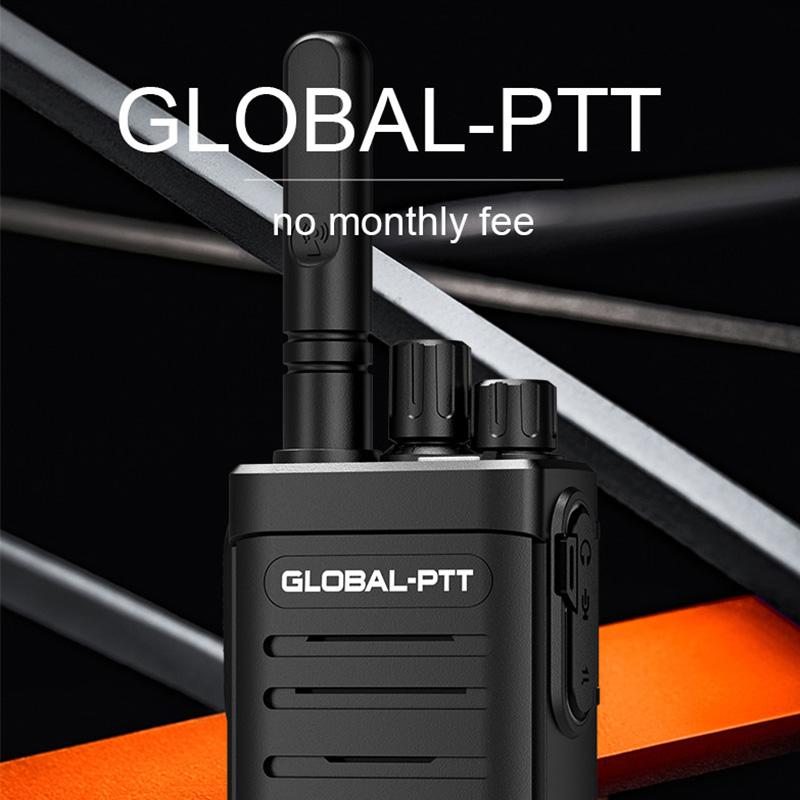 2 PCS global-ptt G5 professional 4G POC global walkietalkie 16CH two way radio commutator long range 1