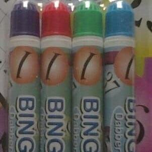 4PK Bingo Dabbers Markers Multi-Colour Pens Game Fun Party Activities Tickets 1