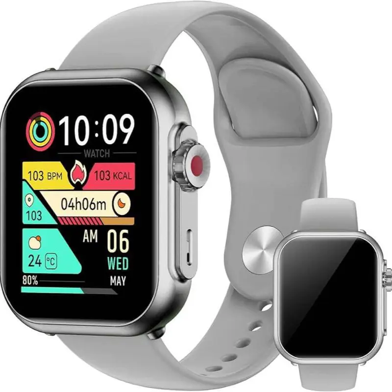 Waterproof Smart Watch with IPS Display - Wearable Technology - Smartphone 0