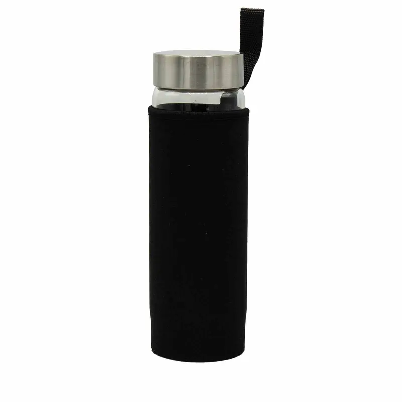 Rose Quartz Crystal Infused Glass Water Bottle – Self-Love, Healing, and Positive Energy with Every Sip Drinkware Peace 3
