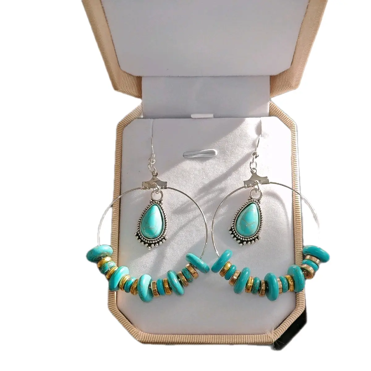 Women's Gemstone Earrings - Fashion Accessory