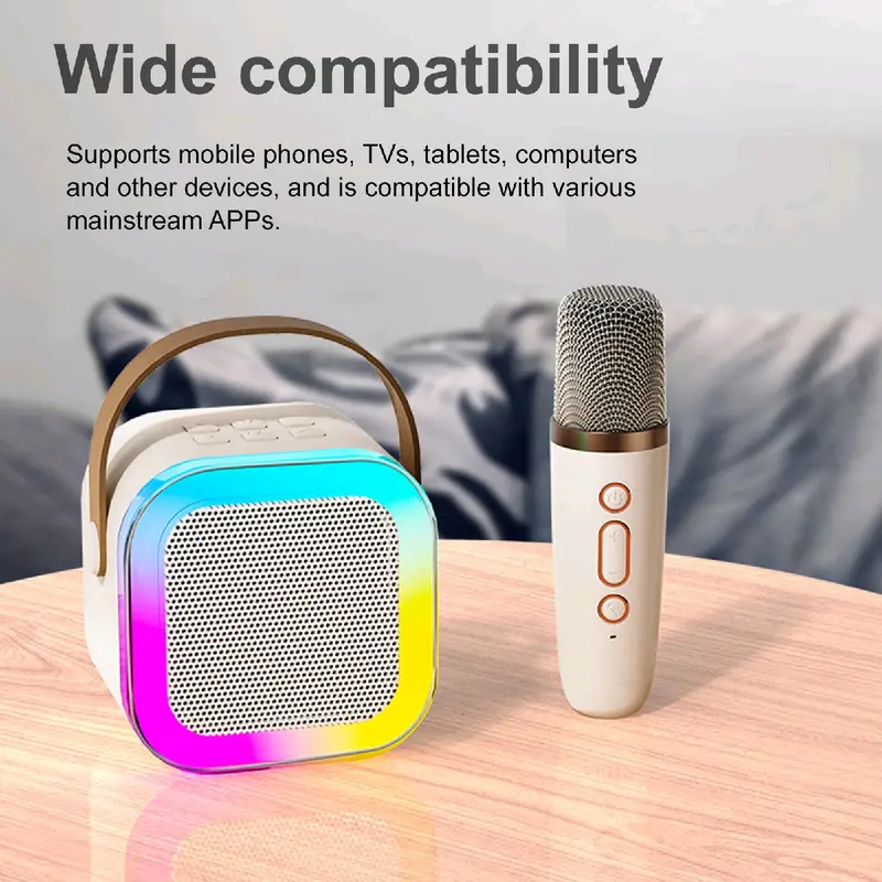Viral Karaoke Machine with 2 Microphones for Fun Singing - Smartphone, Audio 3