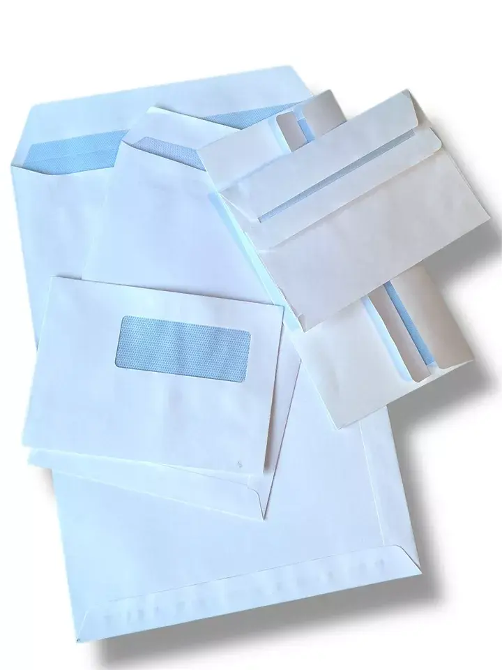Quality Plain White Envelopes - Strong Self Seal Letter - C4/ C5/ C6 DL Sizes