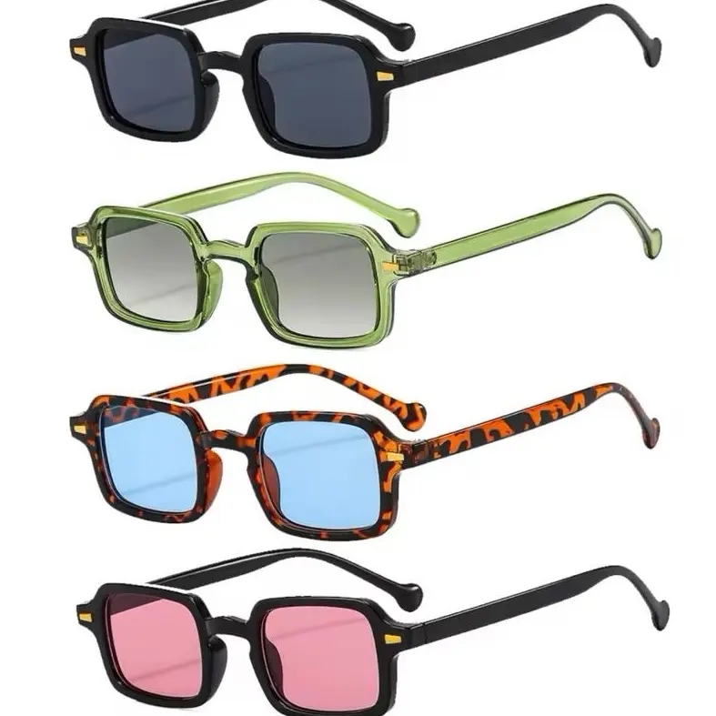 Monus boutique  Luxurious Rectangle Sunglasses Women Oval Vintage Brand Designer Square Sun Glasses Men Shades Female Eyewear Anti-glare UV400