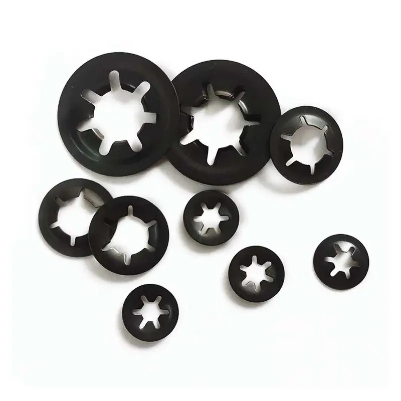 280pcs/340Pcs Starlock Washers Push On Lock Star Tooth Grab Fastener Clips Lock Sets - M3-M12 Sizes 5