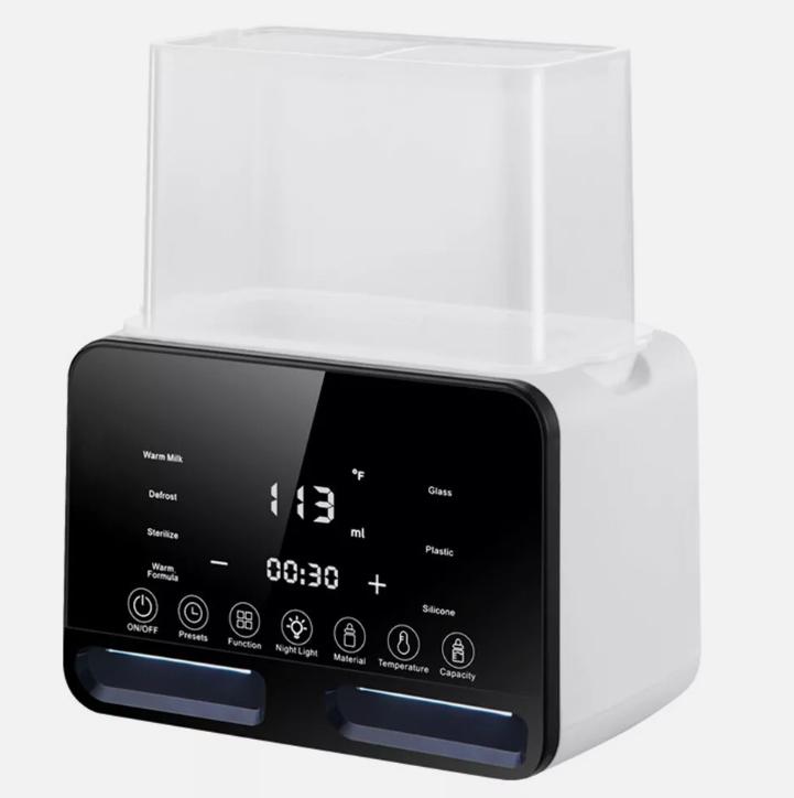 Baby Bottle Warmer Steriliser Fast Milk Warmer with LCD Display and Timer UK 2