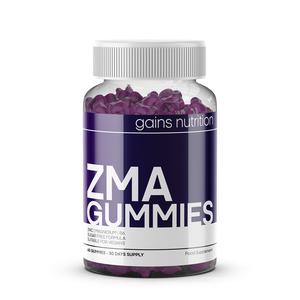 ZMA Gummies With Maca Root | Zinc Magnesium and VitamIn B6 | 60 Vegan Gummies | Muscle & Recovery