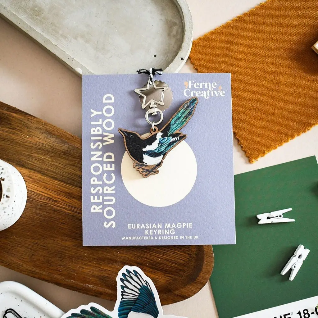 Magpie Keyring