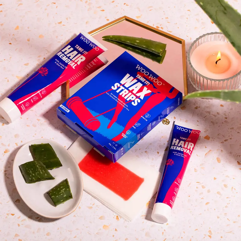 WooWoo Tame It! Bikini Wax Strips (20 Strips) 1