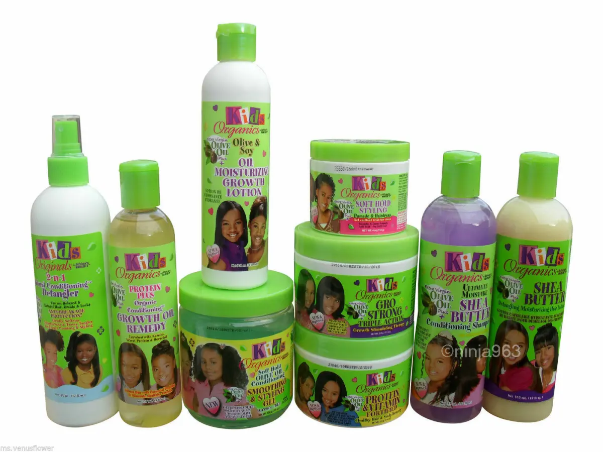 Kids Originals Organics Africa's Best Afro Hair Care Full Range Natural Hair Conditioner Gel