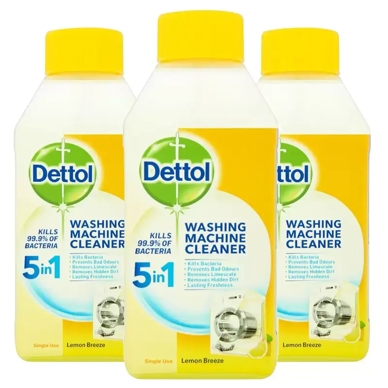 Dettol Washing Machine Cleaner Citrus Deep Clean Remove Odours Detergent Household Bottles 0