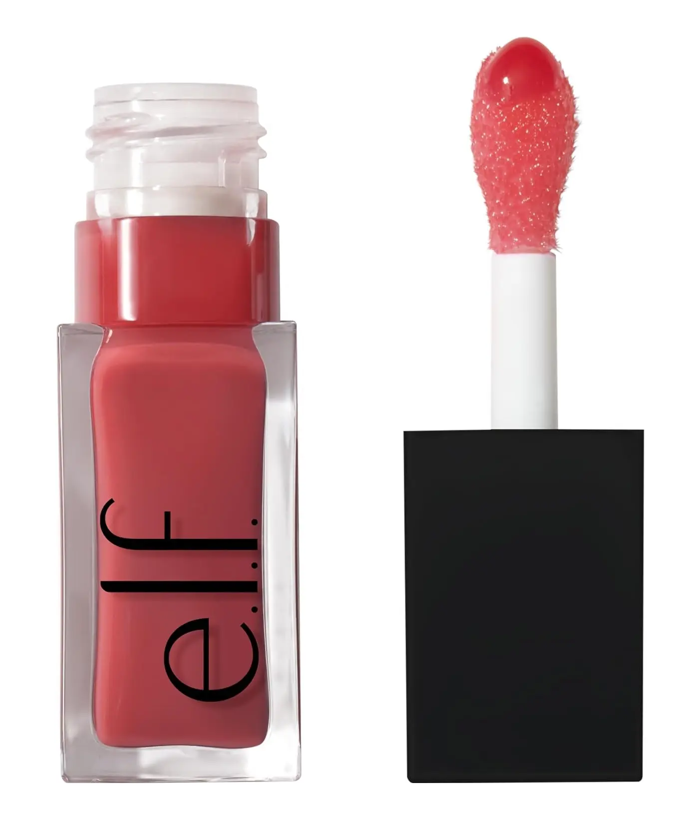 e.l.f. Glow Reviver Lip Oil, Nourishing Tinted Lip Oil For A High-Shine Finish, Infused With apricot oil, Vegan & Cruelty-Free, Rose Envy Lipgloss Lipstick
