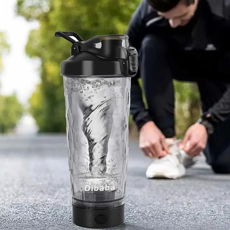 Windele Premium Electric Protein Shaker Bottle, 600ml/20 oz Vortex Portable Mixer Cup/USB Rechargeable Shaker Cups for Protein Shakes Office/Gym, Birthday Holiday Gift Ideas 3
