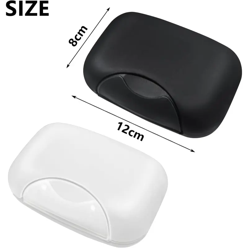 2 Pcs Soap Dish with Lid Travel Soap Case Soap Bar Travel Soap Waterproof and Leakproof Soap Box Container Holder closable Soap Bar Dish Storage for Shower Travel Hiking Bathroom School Gym and Camp 6