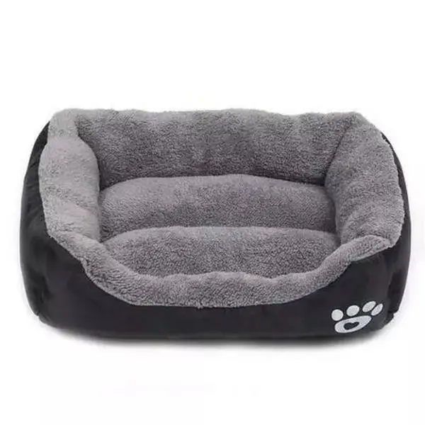 Dog Bed Cat Beds Soft Washable Fleece Puppy Cushion Warm Pet Basket Large Dog