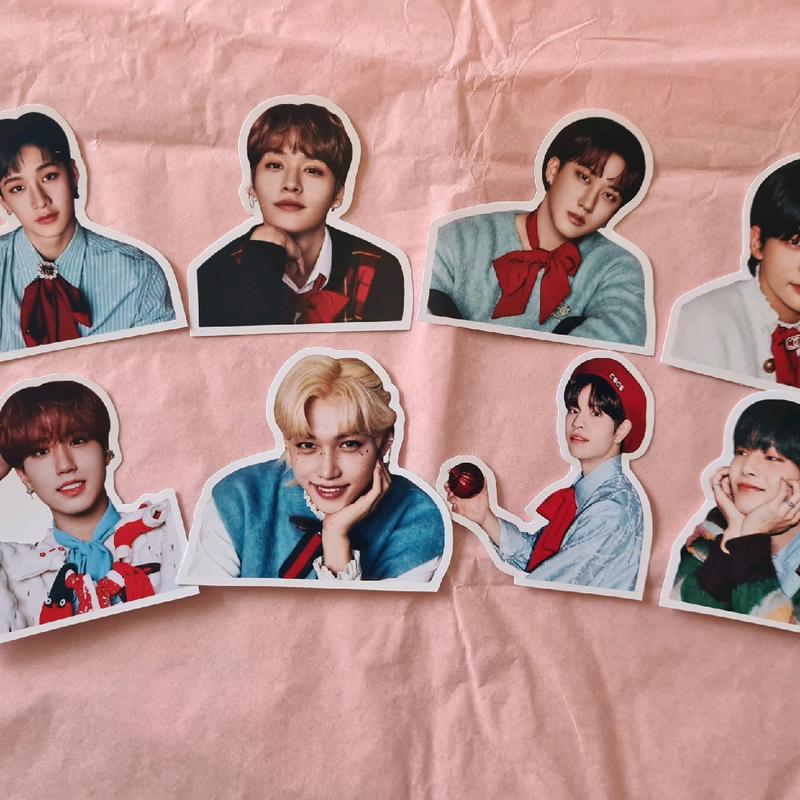 Stray Kids Christmas EveL Sticker Pack | Chan Lee Know Minho Changbin Hyunjin Han Jisung Felix Seungmin I.N Jeongin | KPOP Gifts and Merchandise 2