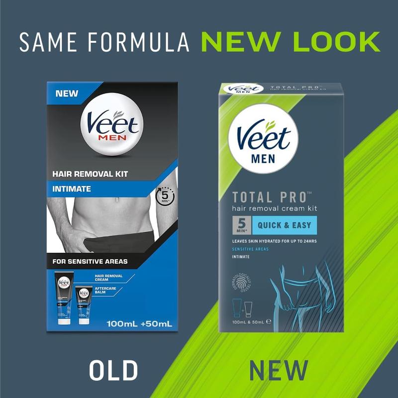 Product Introduction of Veet Men Intimate Hair Removal Kit, Mens Hair Removal Cream 100ml, After Shave Balm 50ml, 1 Spatula, Hair Removal Cream For Genitals, Pubic Hair Removal, Intimate Hair Removal 4