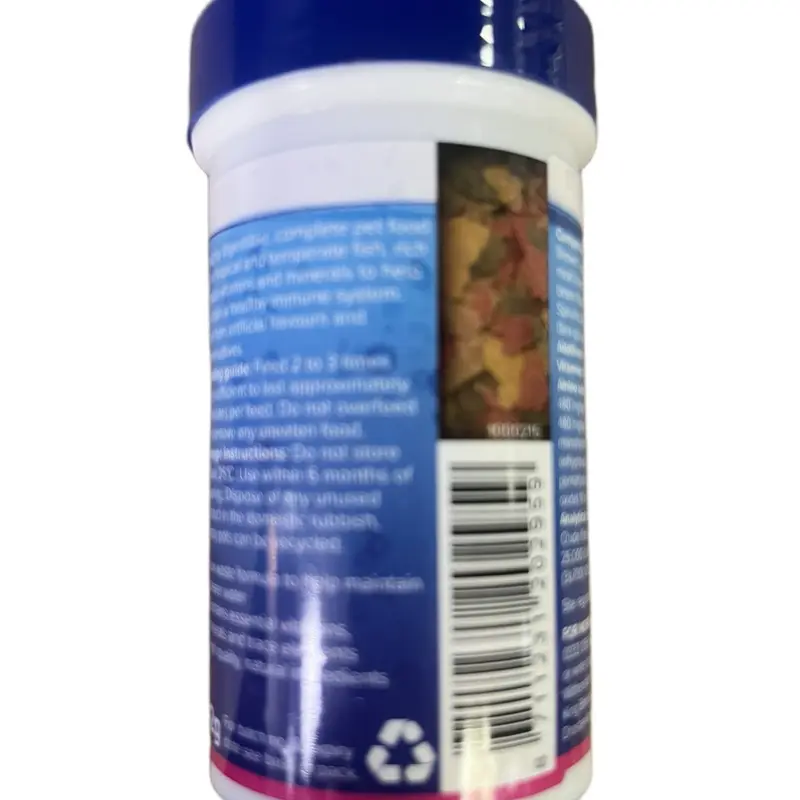 King British Tropical Flake Fish Feed, All Natural, High-Quality, Complete & Balanced Diet 12g 4