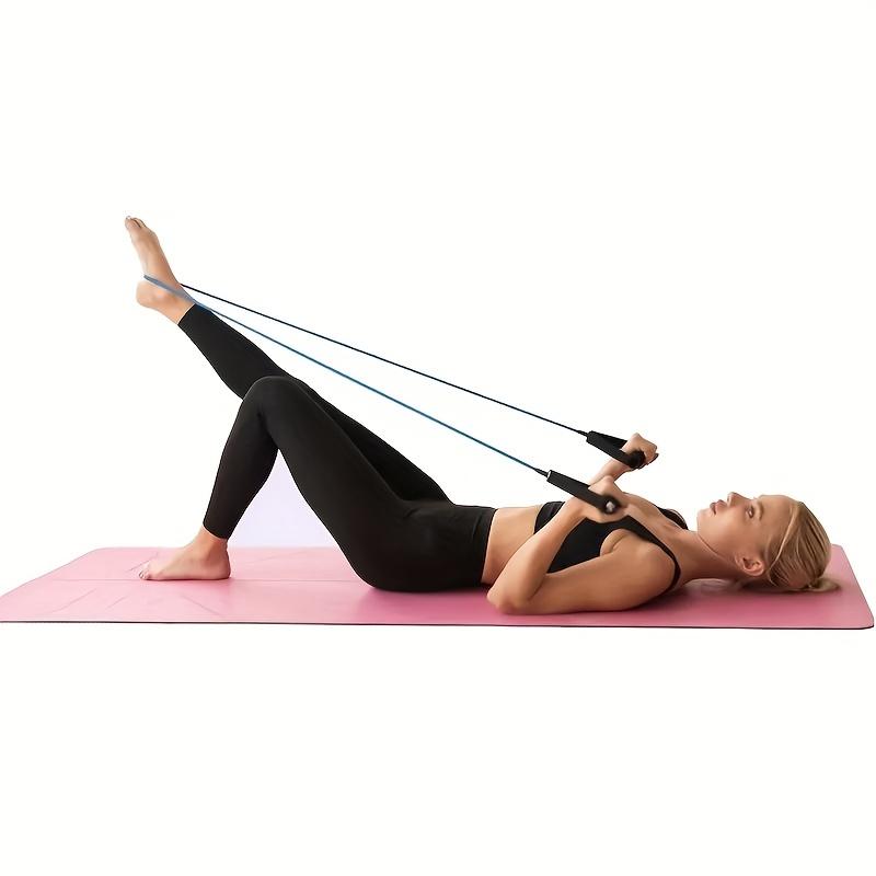 Product Introduction of 1pc 5-Level Resistance Bands with Handles for Home Workouts and Strength Training - Perfect for Yoga, Pilates, and Boxing 5